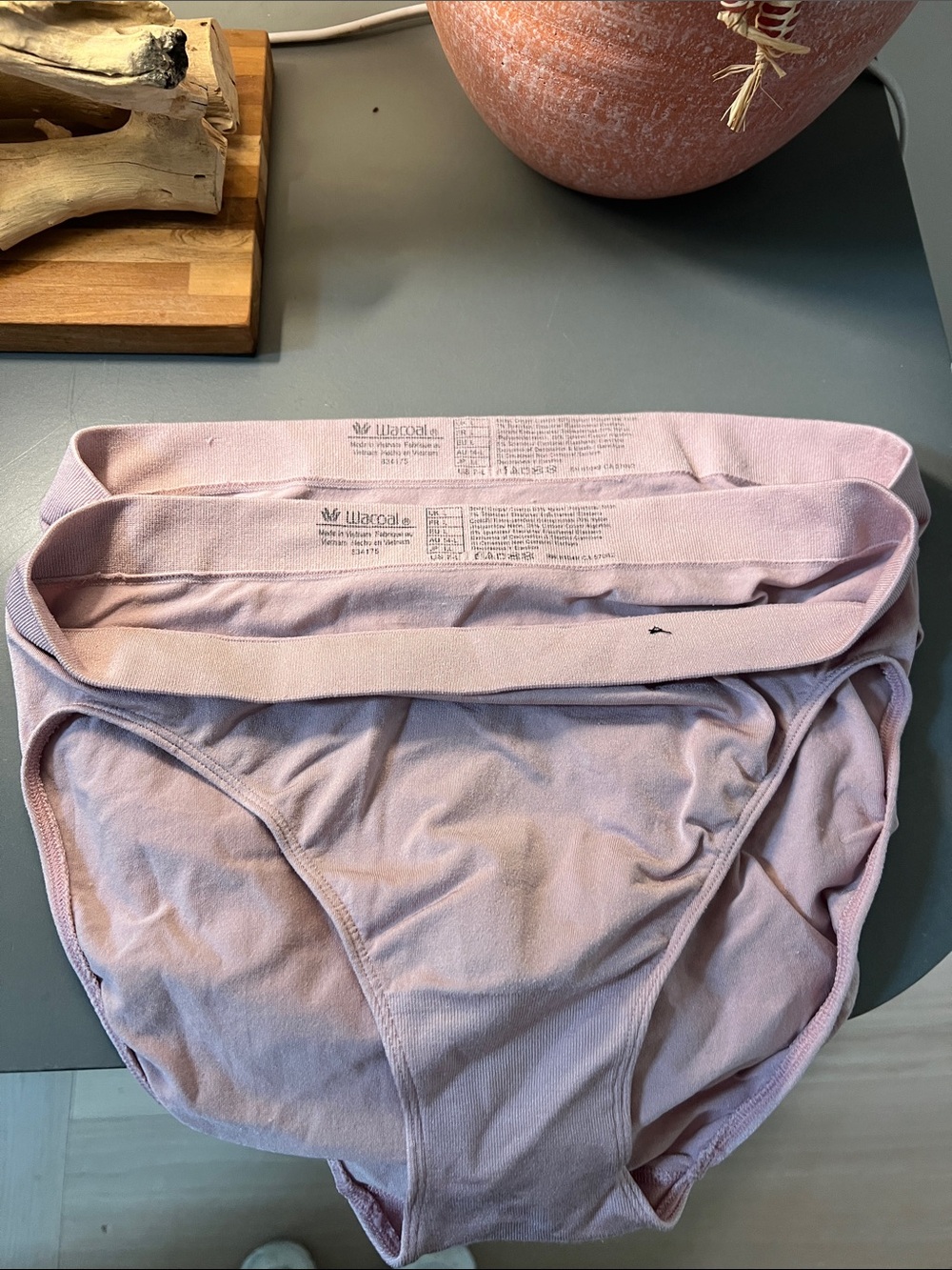 Wacoal Light Pink spandex Brief Panties - 2 pair